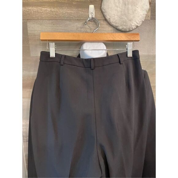 Liz Claiborne 8 wool blend black pantsuit long￼ blazer/pants - Picture 9 of 12